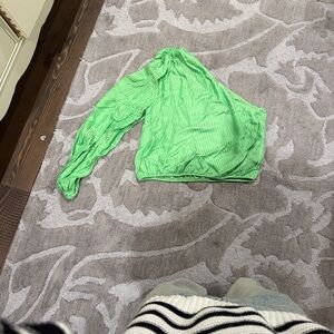 Cami NYC Vibrant Green One-Shoulder Top